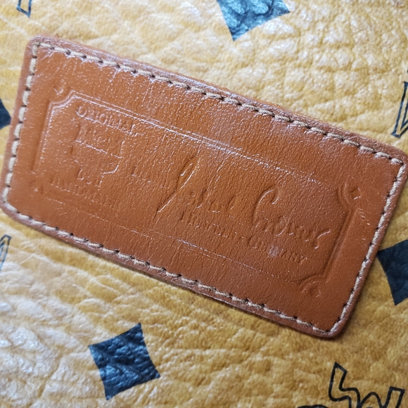 Rare Style! AUTHENTIC VINTAGE MCM MUNCHEN VISETOS COGNAC SHOULBER BAG - Picture 4 of 16
